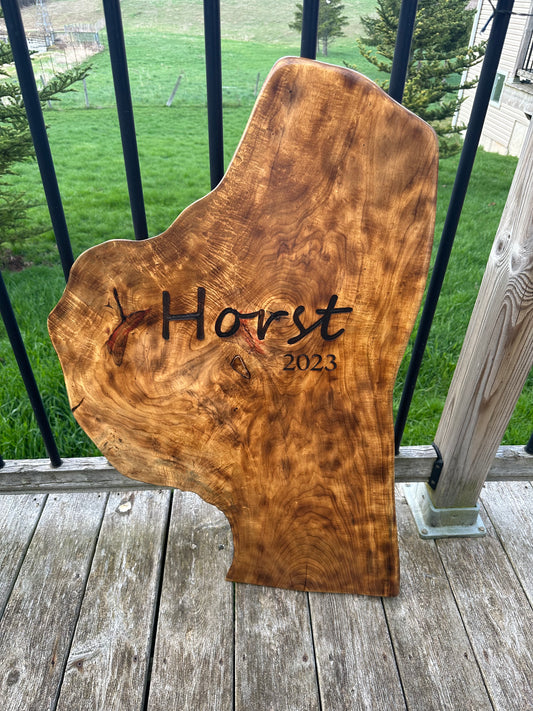 Special Live Edge Signs CNC