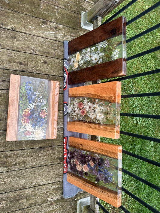 Epoxy Flower Bouquets & Charcuterie