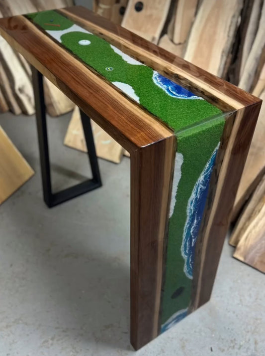 Golf Entry Table Side Table CNC