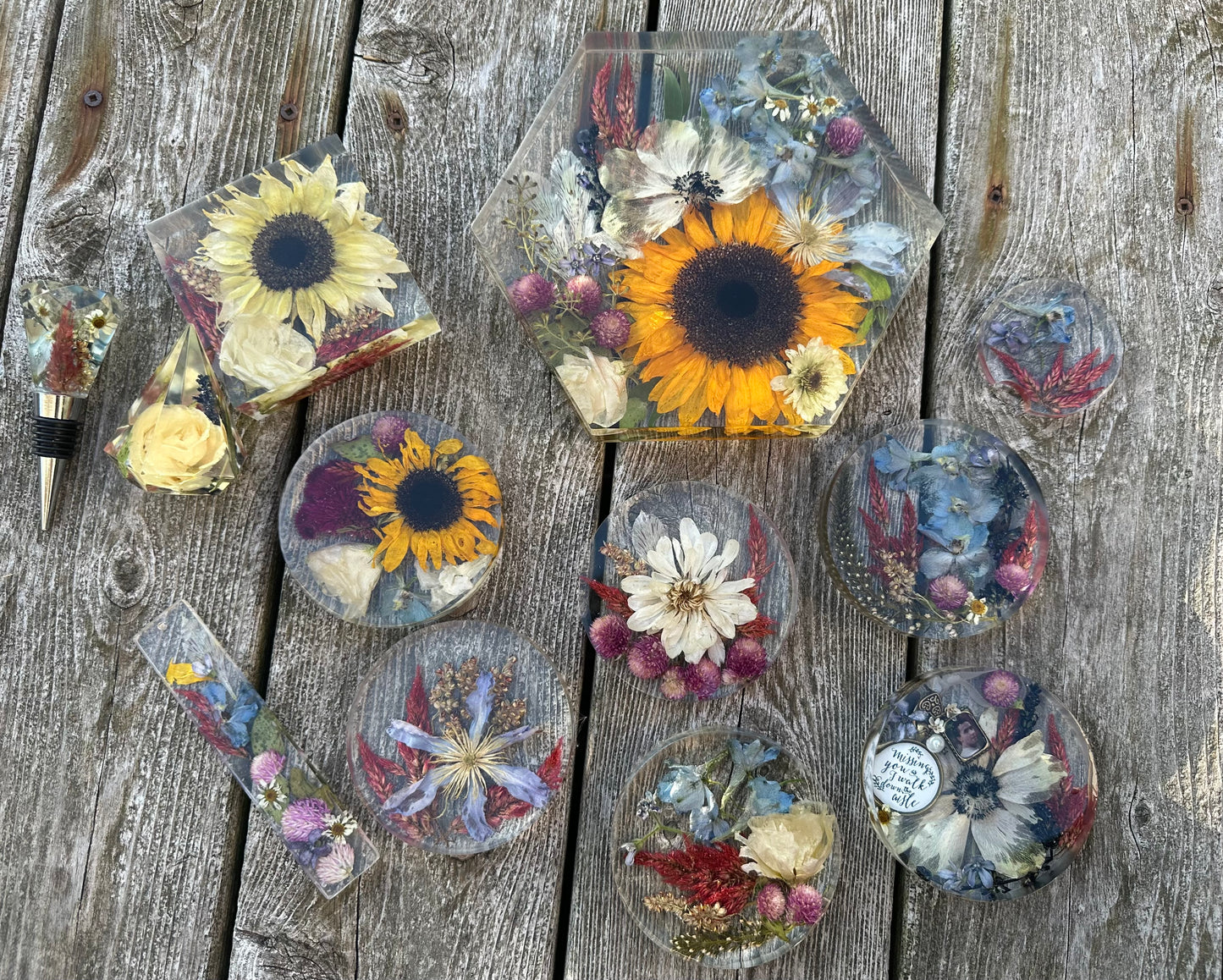 Epoxy Flower Bouquets & Charcuterie