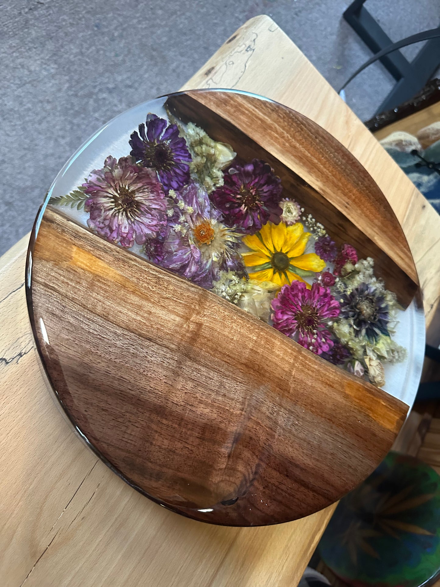 Flower Lazy Susan