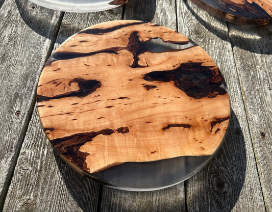 Clear Epoxy Lazy Susan