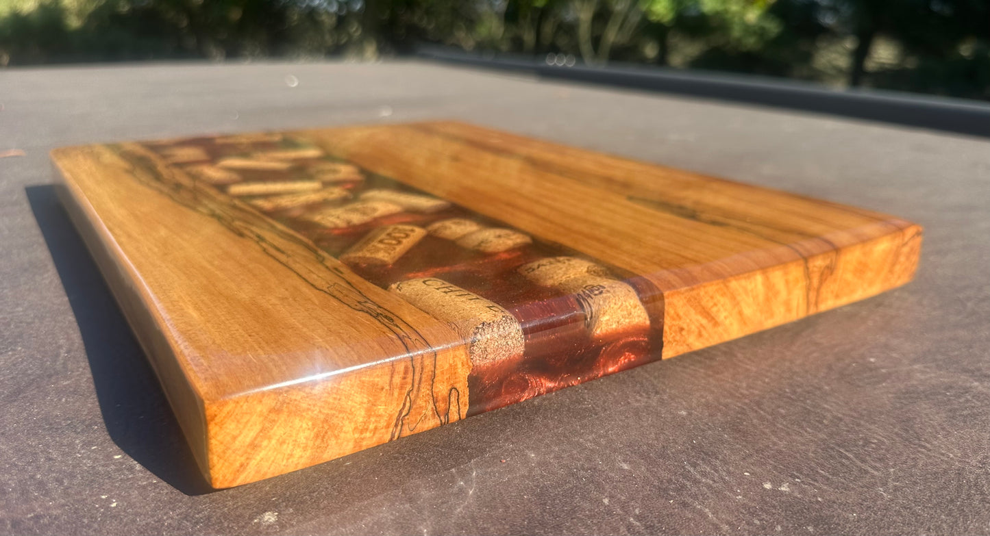 Spalted Maple & Cork Charcuterie