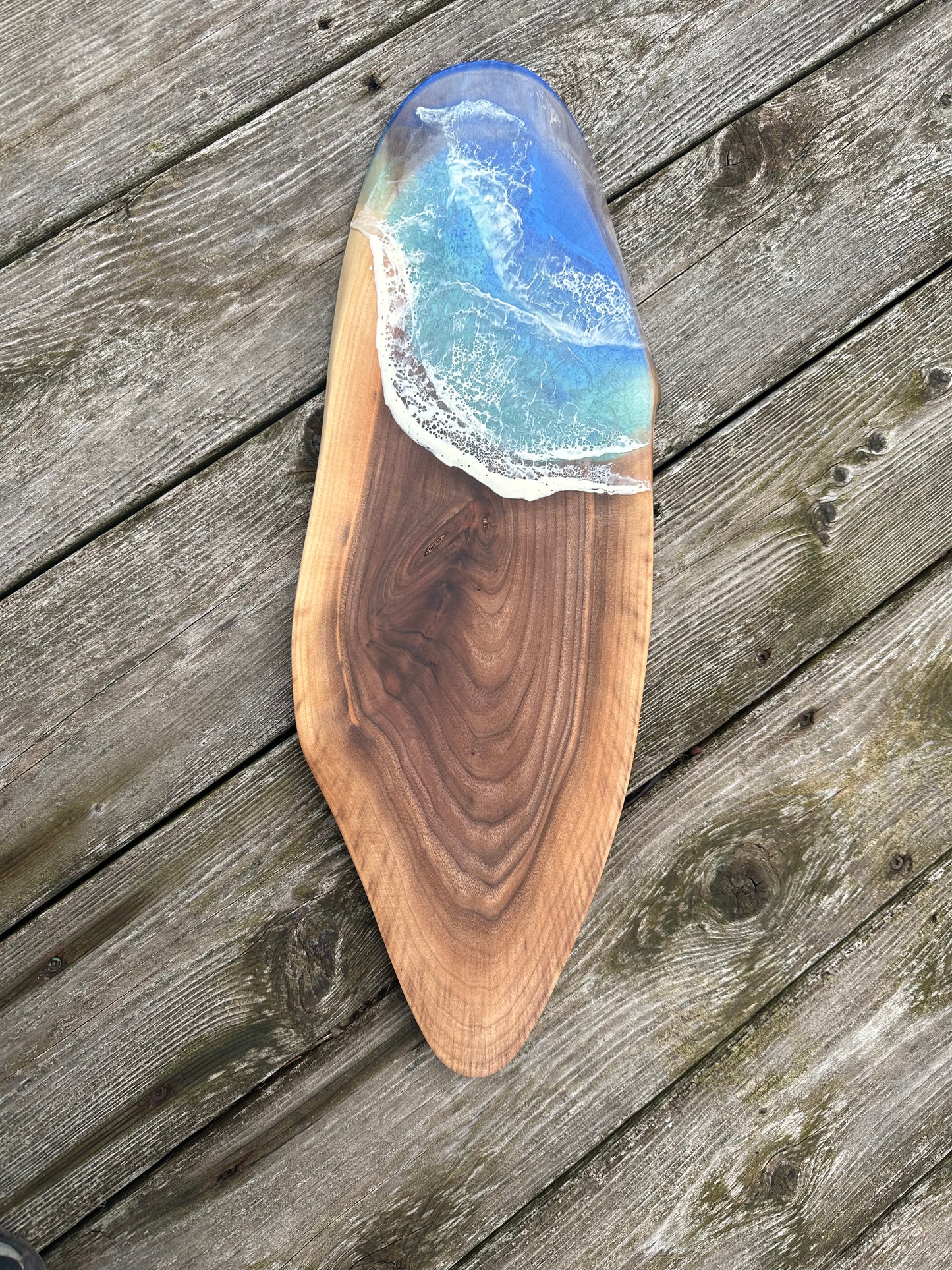 Walnut Oval Charcuterie