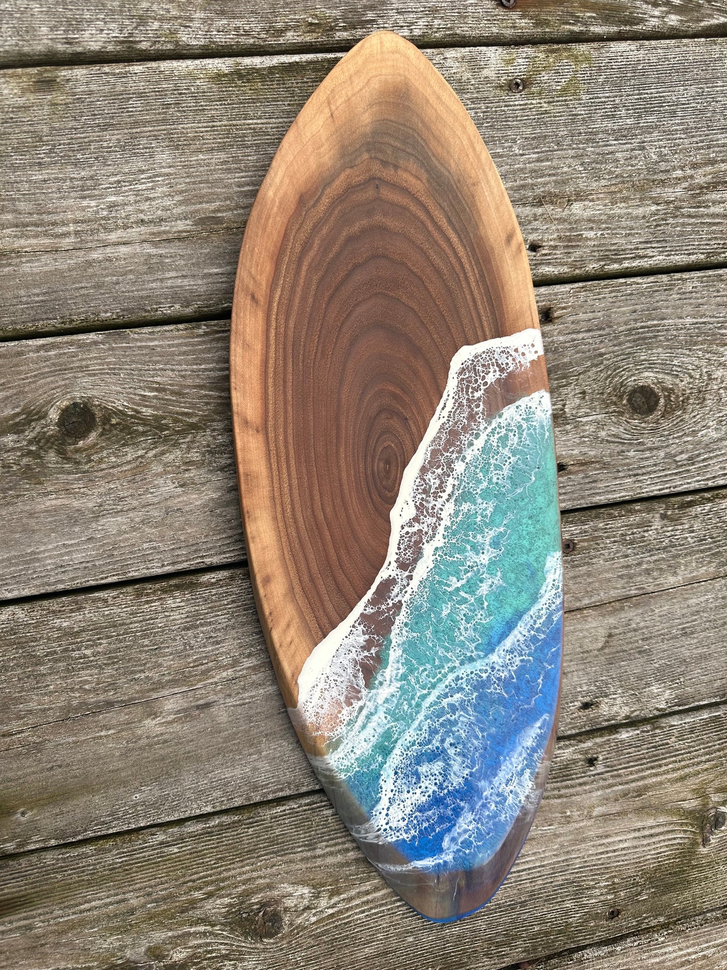 Walnut Oval Charcuterie