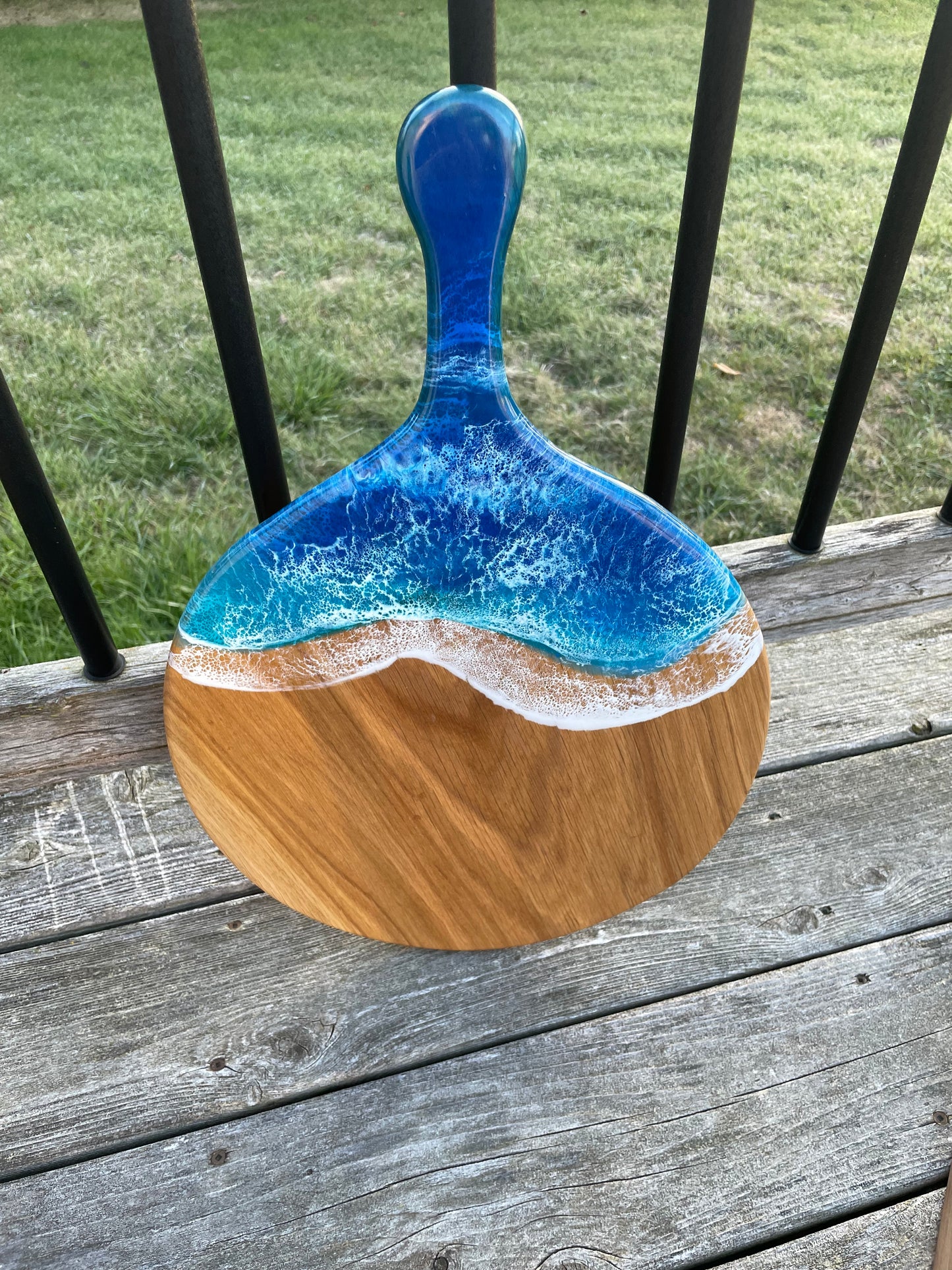 Large White Oak Ocean Charcuterie
