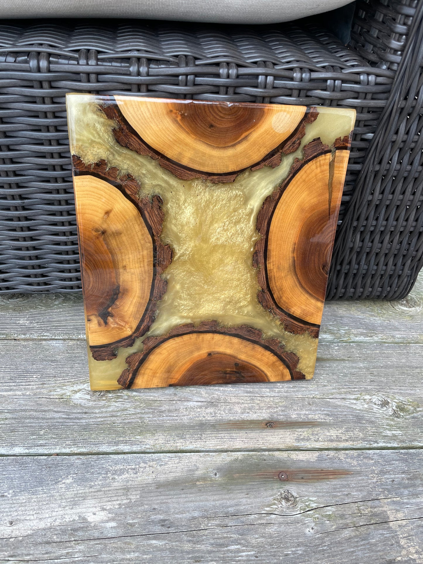 Walnut Cookie Charcuterie Board Diamond Gold 2