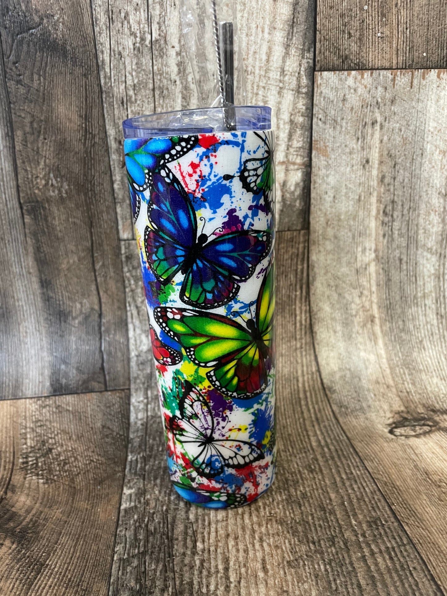 Graffiti Butterfly 20oz Tumbler