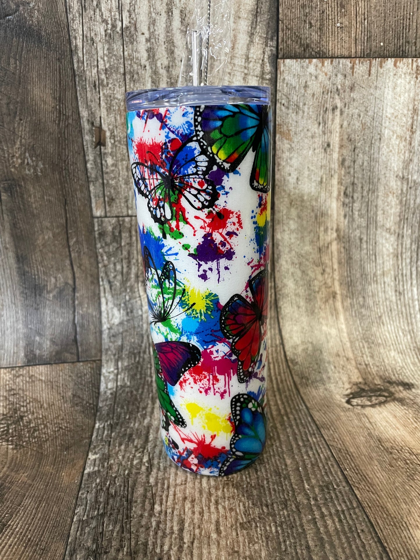 Graffiti Butterfly 20oz Tumbler