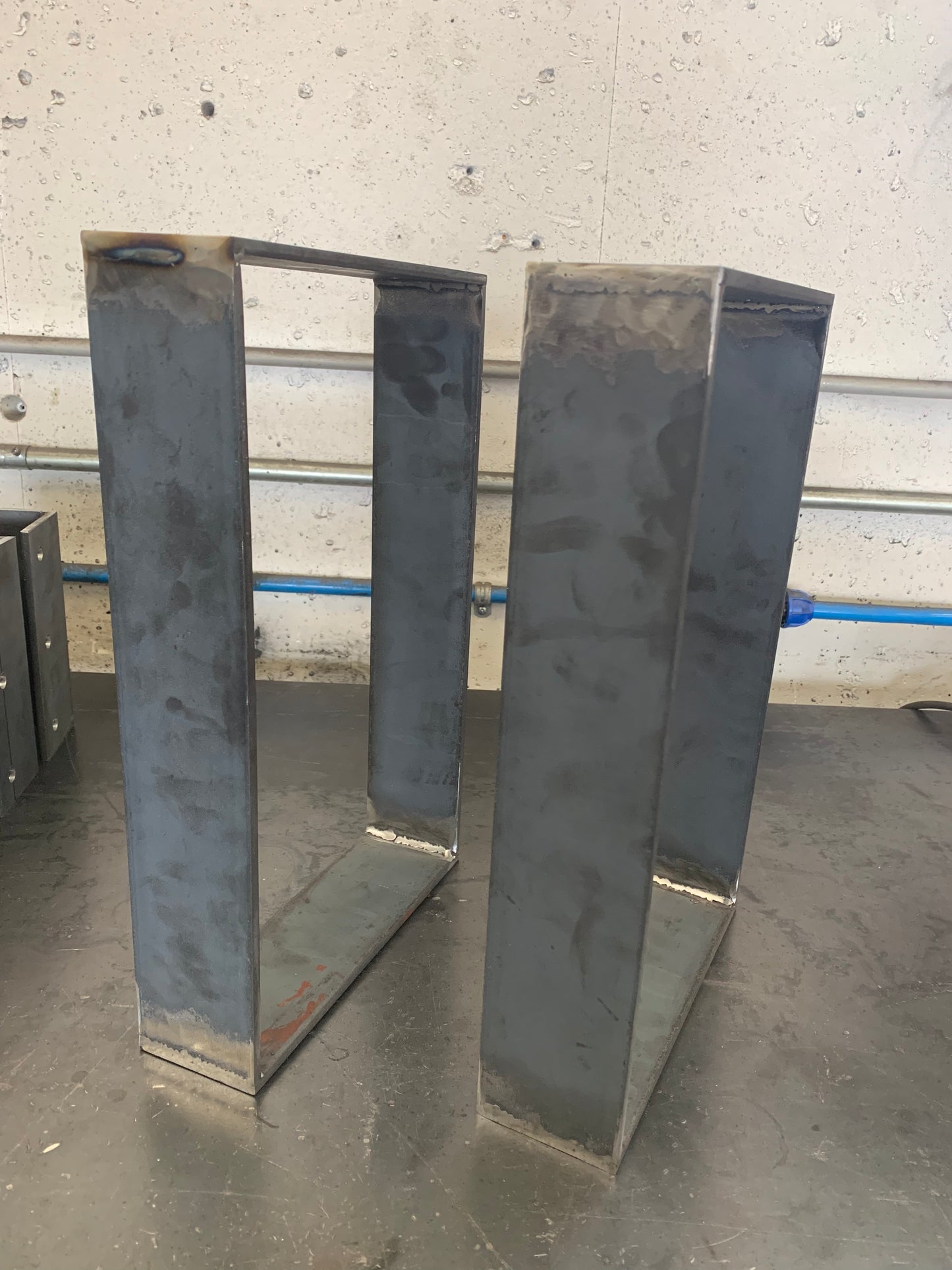 Small - Accent/Side Table - Flat Bar Frame