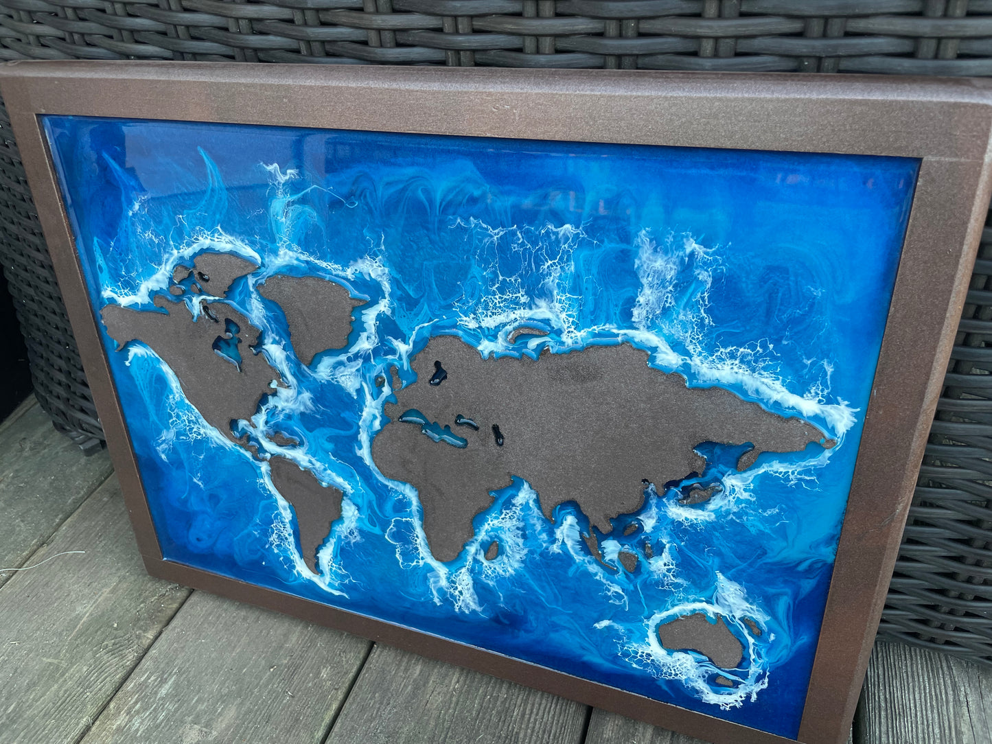 Small World Map CNC