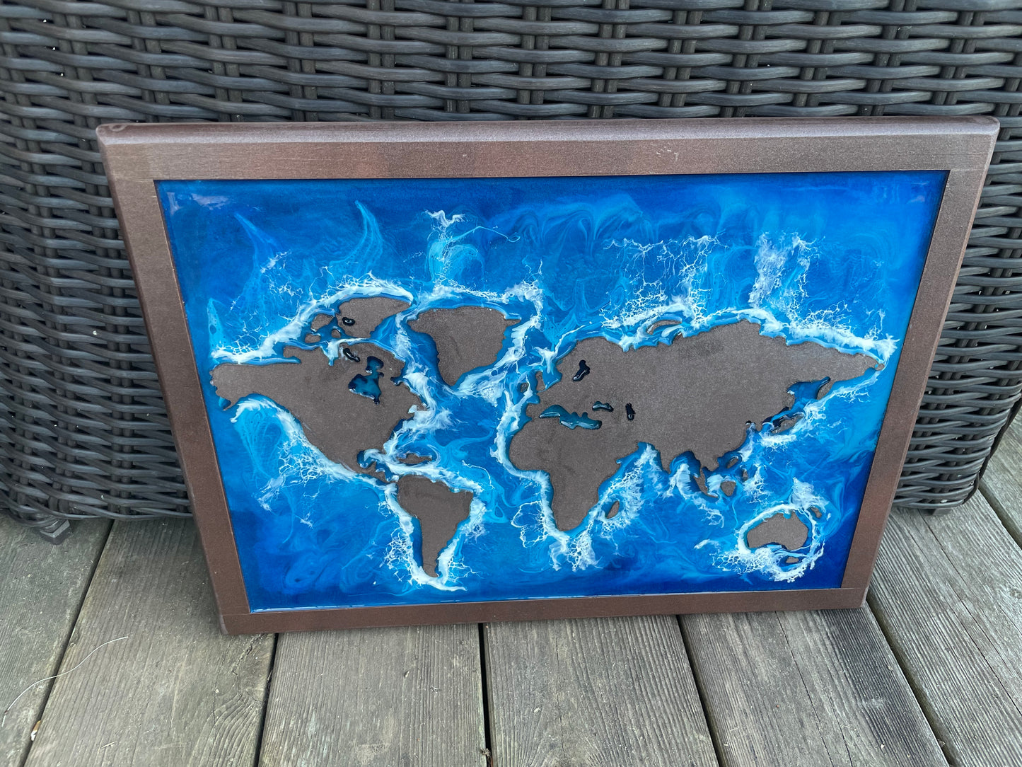 Small World Map CNC