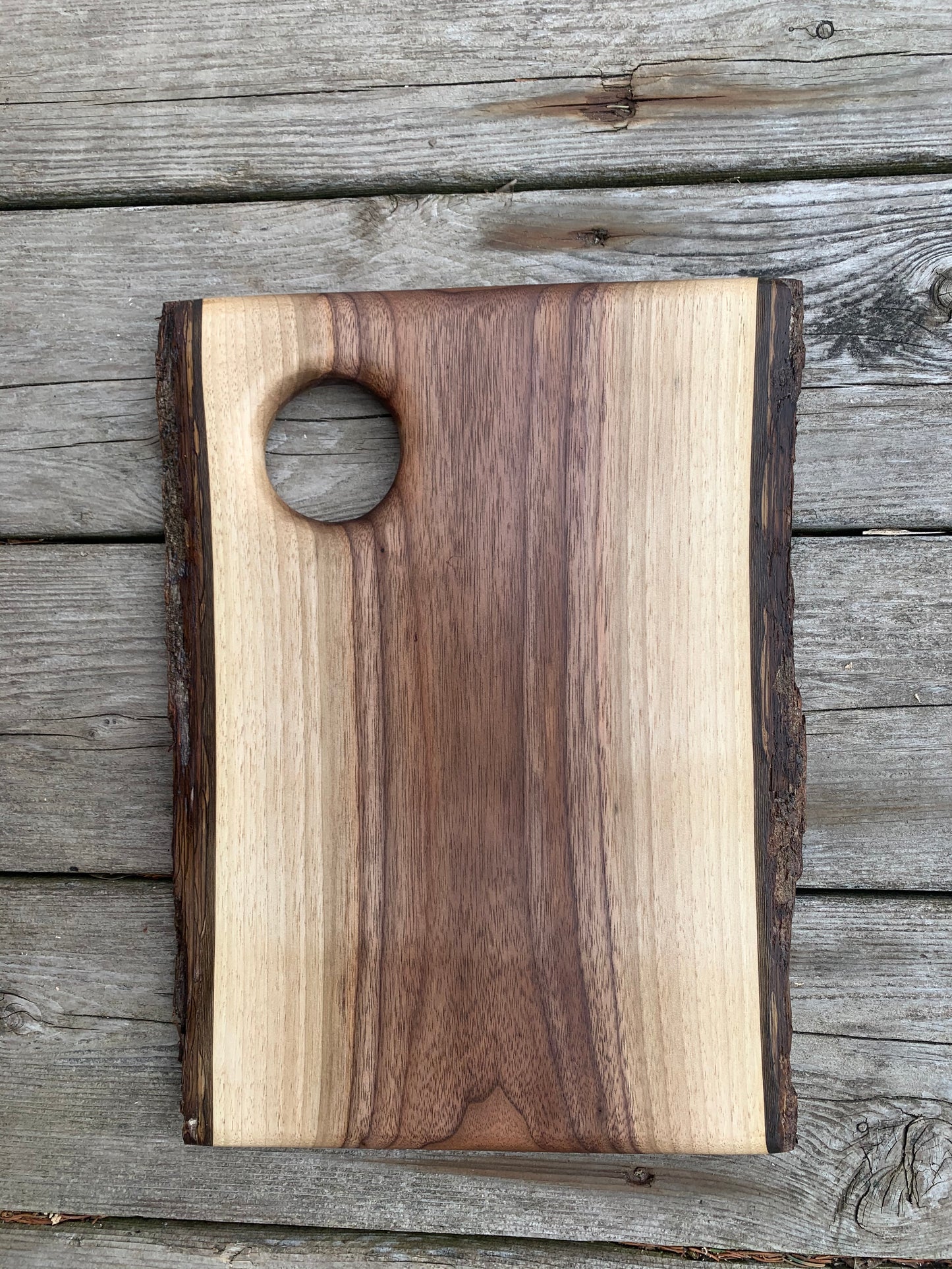 DIY Charcuterie Live Edge Walnut
