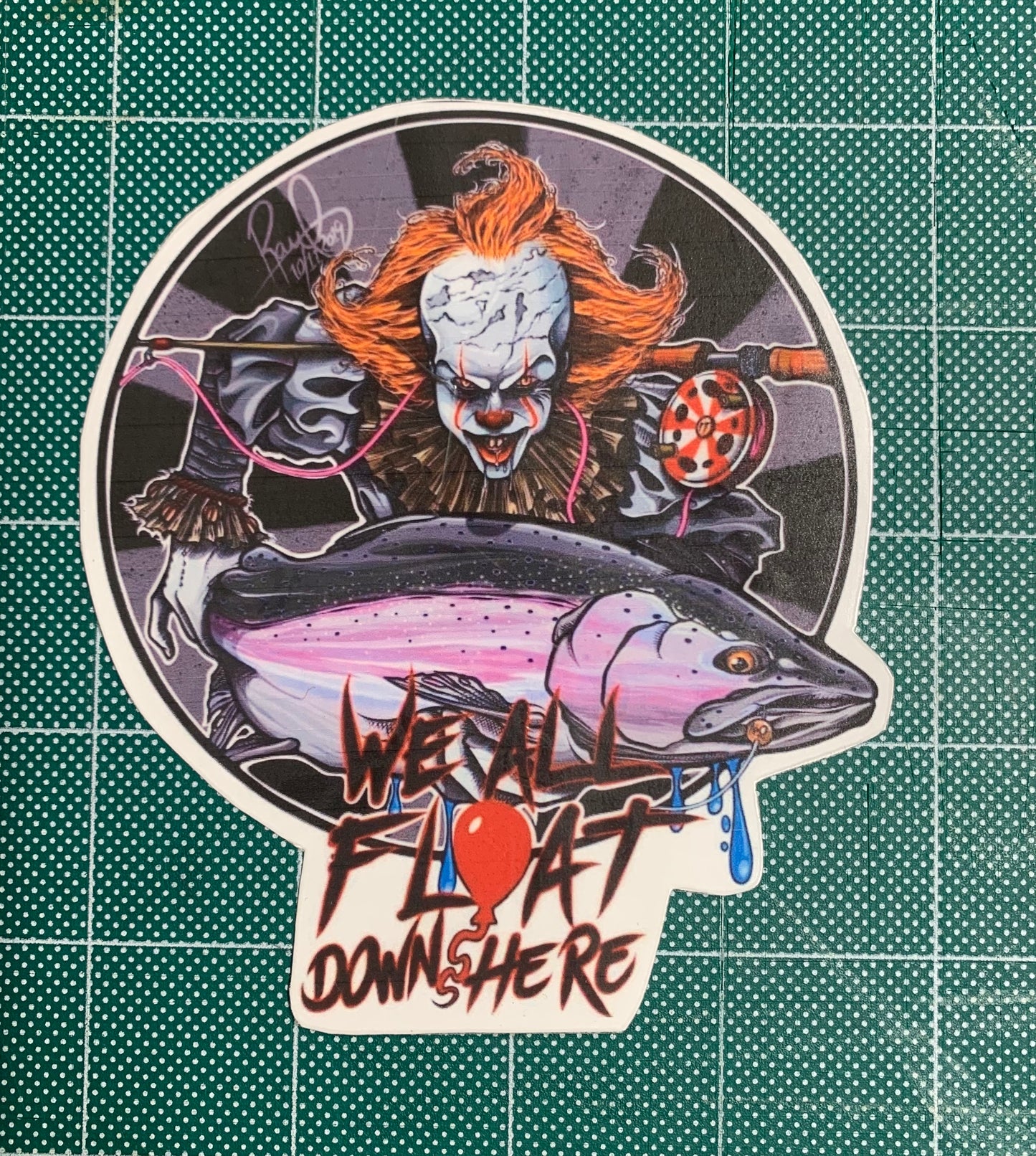 We All Float sticker