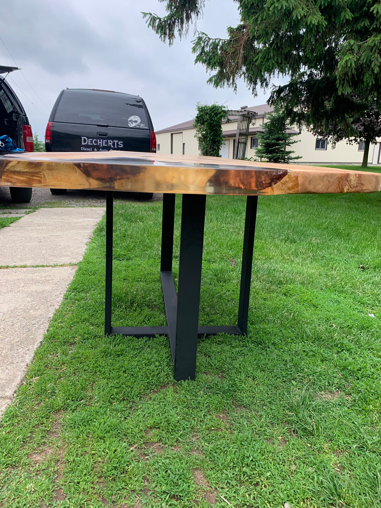 Dinning Table Square Tube Frame