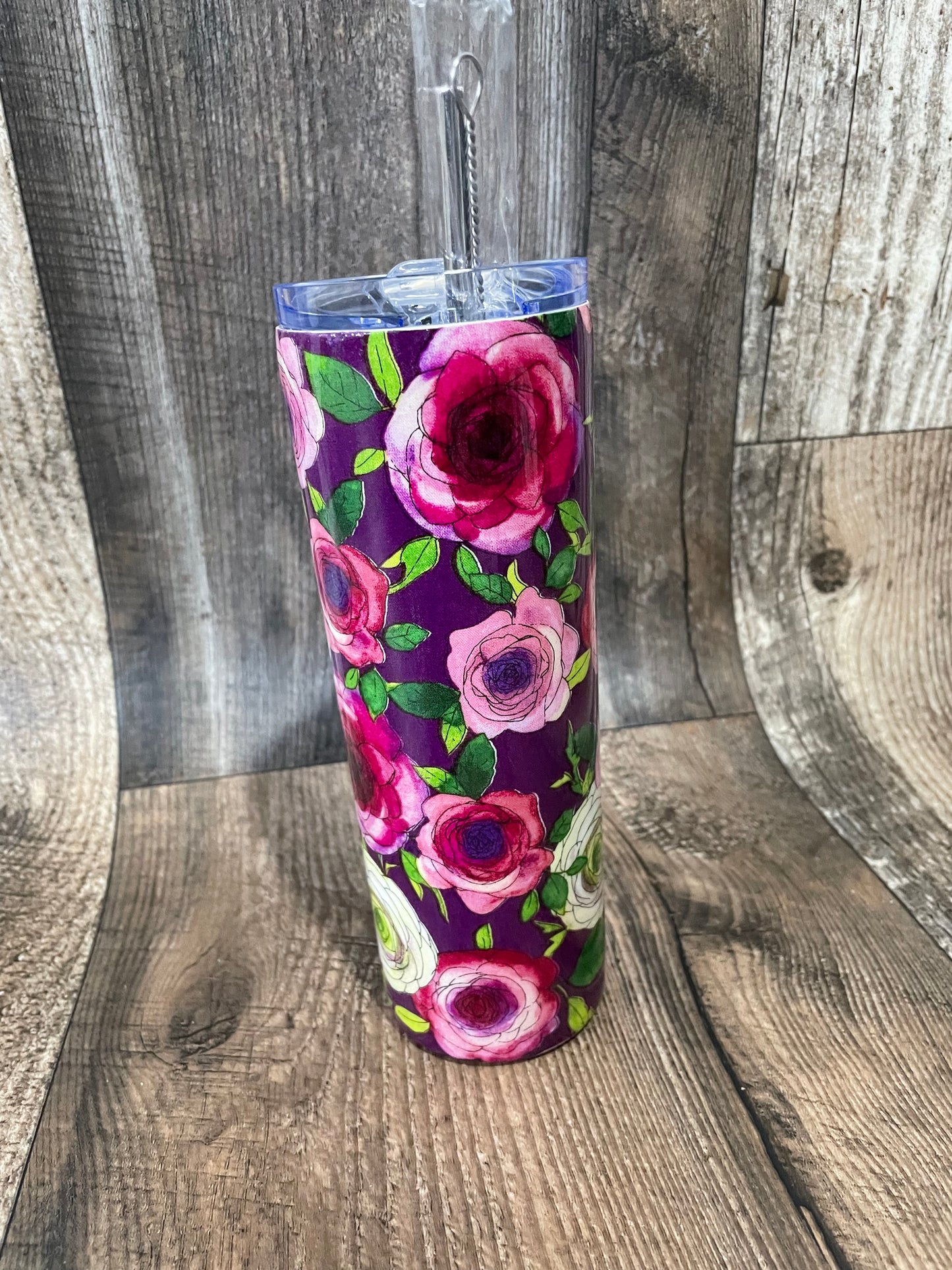 Pink Rose 20oz Tumbler