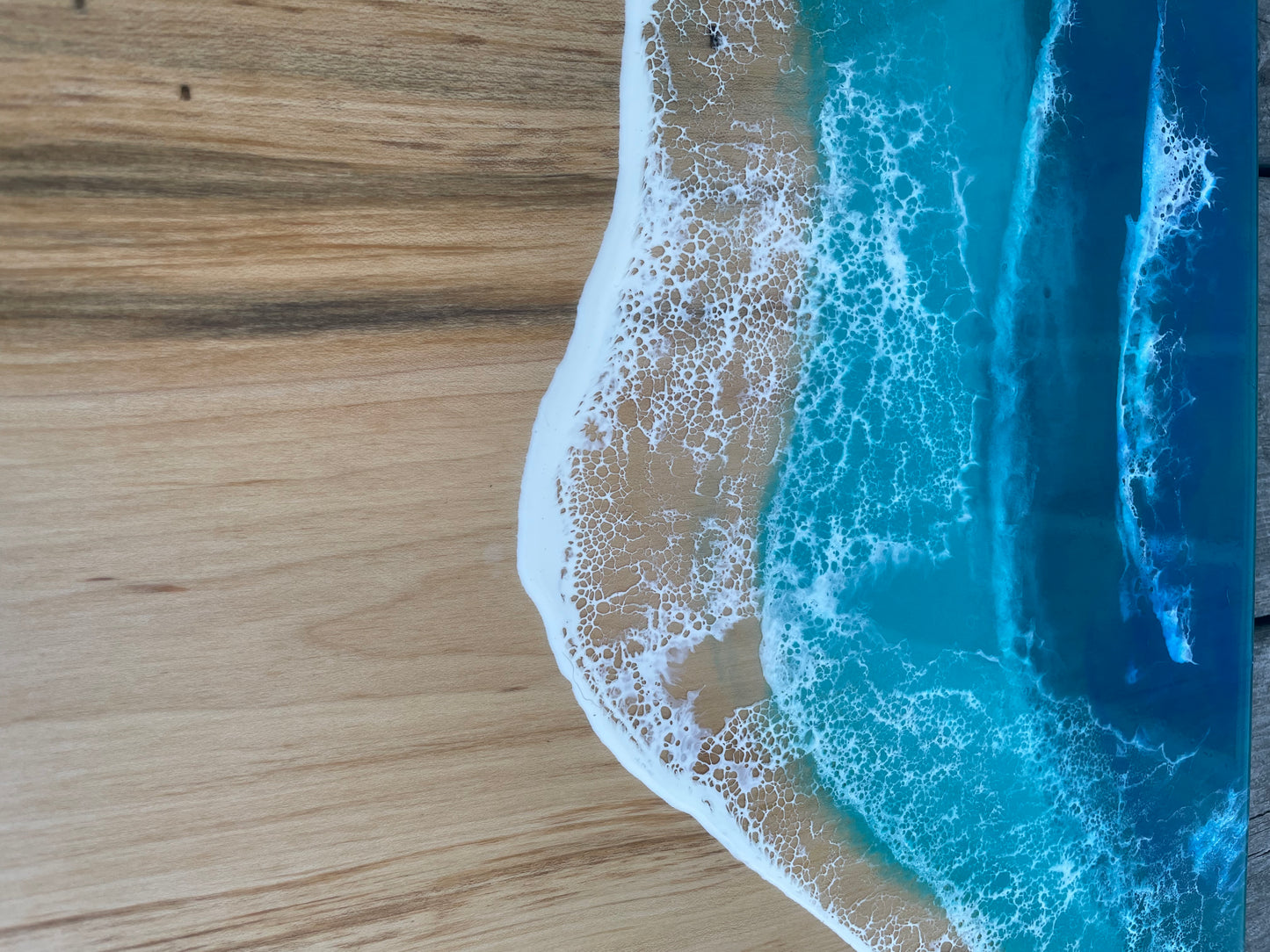 Spalted Maple Ocean Charcuterie Board