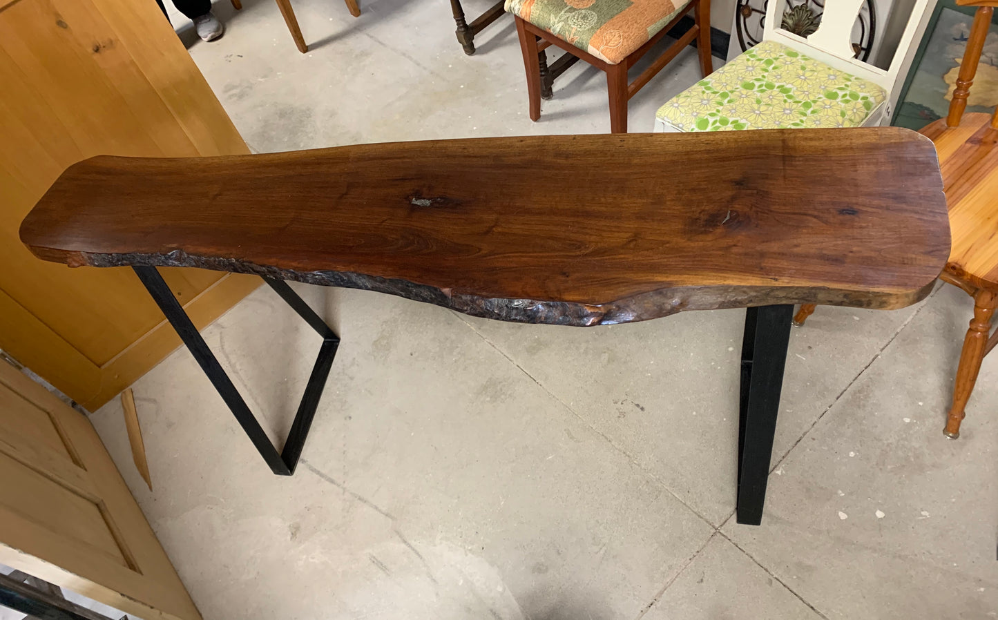 Black Walnut Entry Table