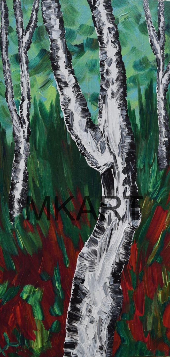 Birch Trees Print