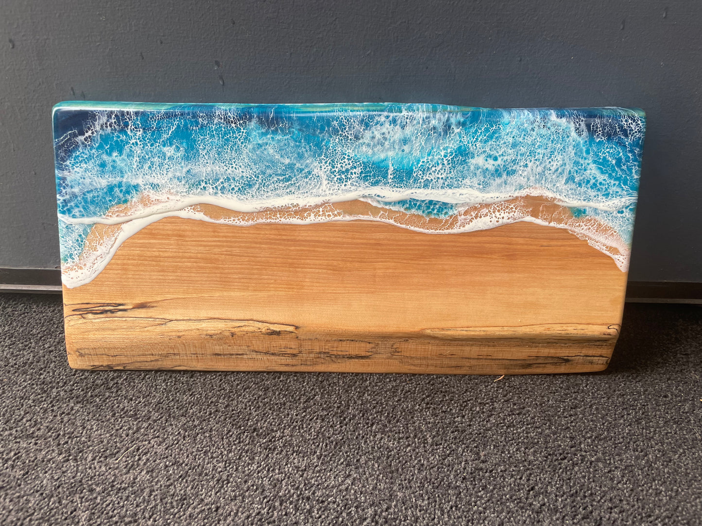 Spalted Maple Charcuterie Ocean Board