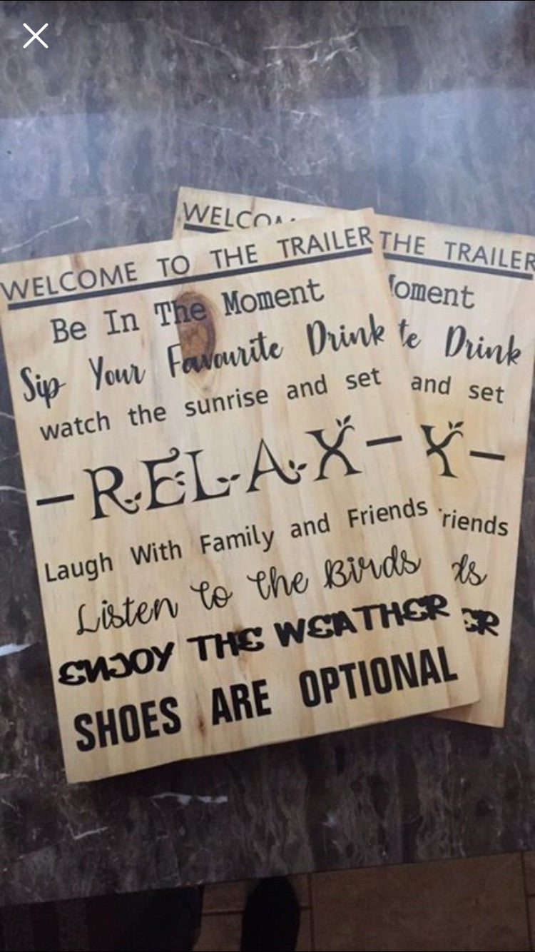 DIY Kits Welcome to the Trailer