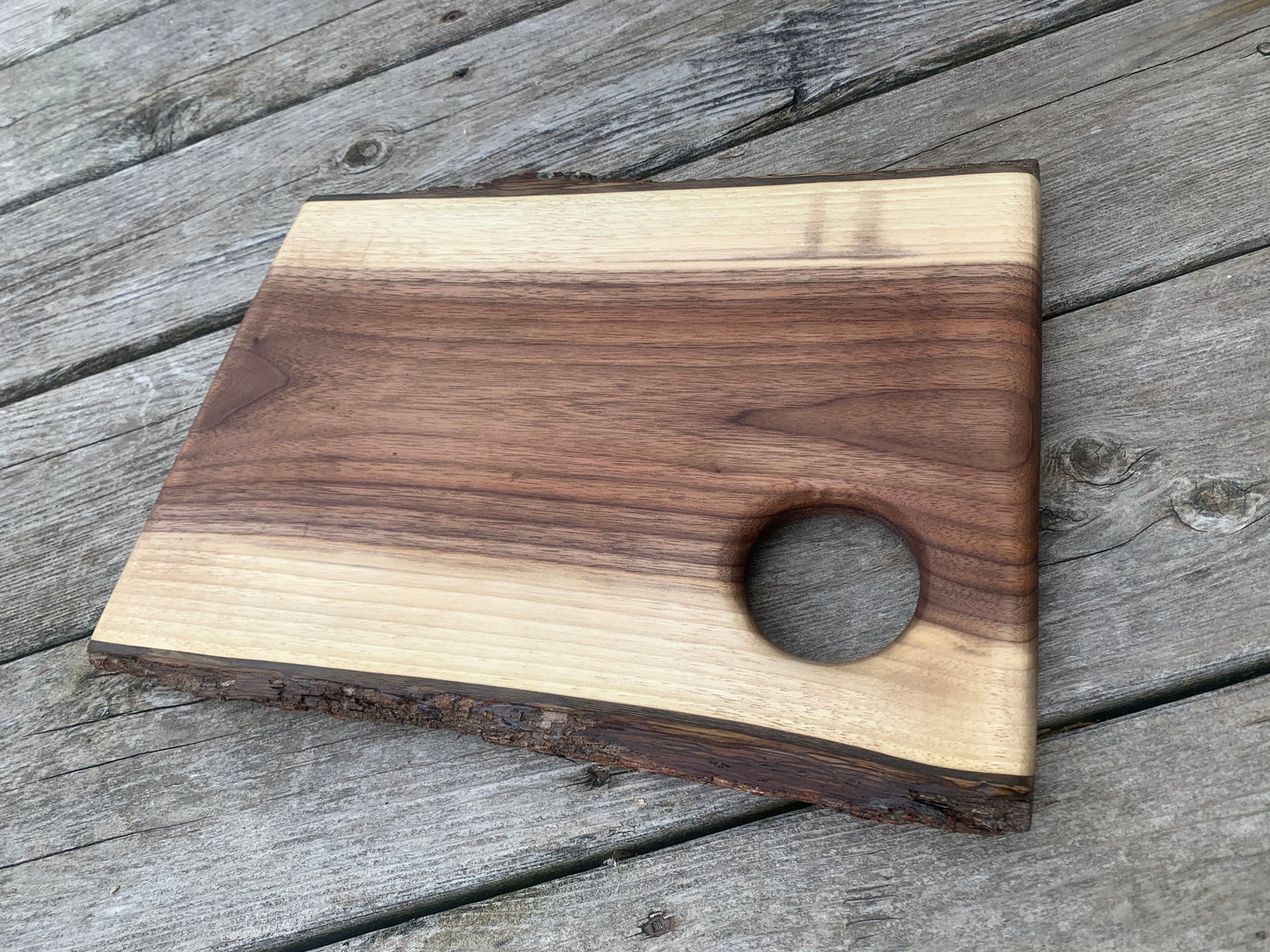 DIY Charcuterie Live Edge Walnut
