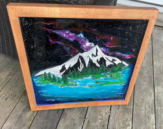 Mountain Scene  CNC