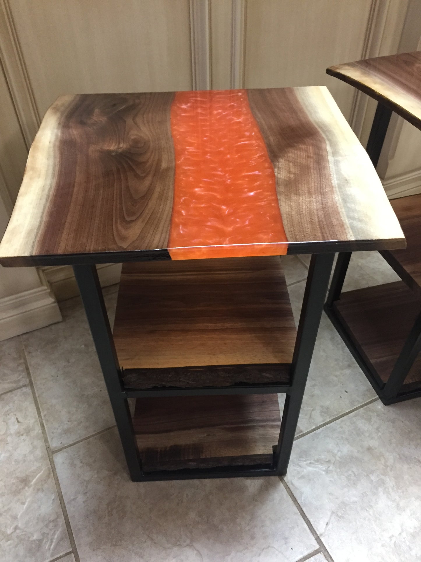 Walnut River Run Side Tables
