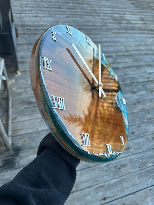 Cherry Ocean Clock