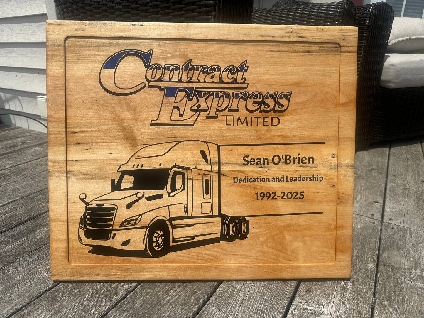 Special Live Edge Signs CNC