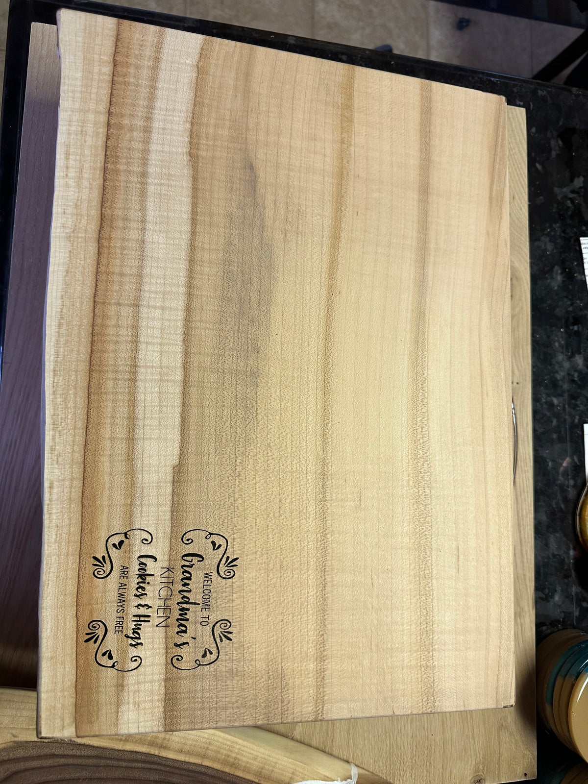 Special Live Edge Signs Lazer Engraving (CNC)