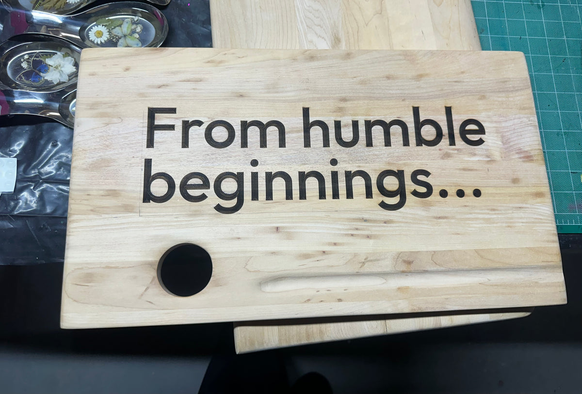 Special Live Edge Signs Lazer Engraving (CNC)