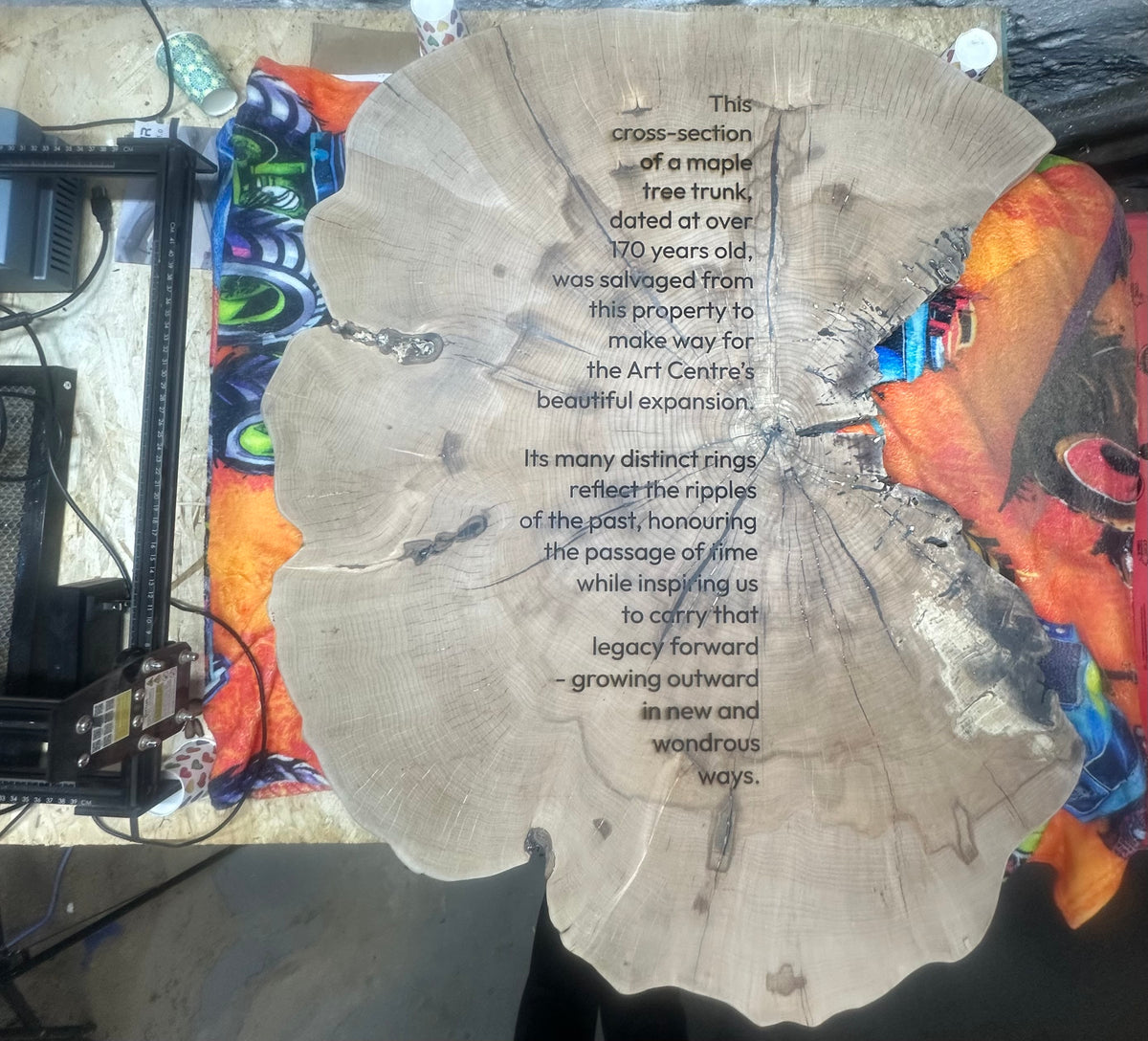 Special Live Edge Signs Lazer Engraving (CNC)