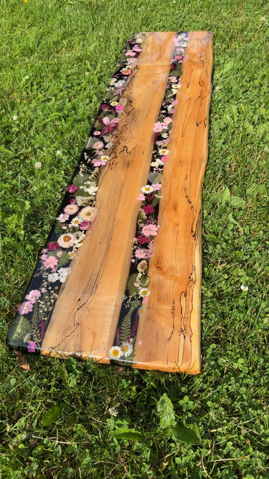 Epoxy Flower Charcuterie