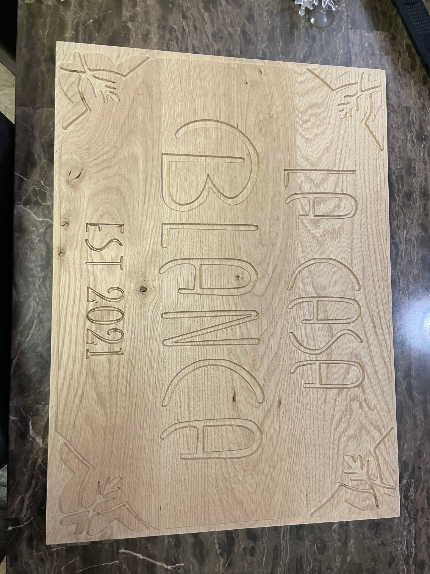 Special Live Edge Signs CNC