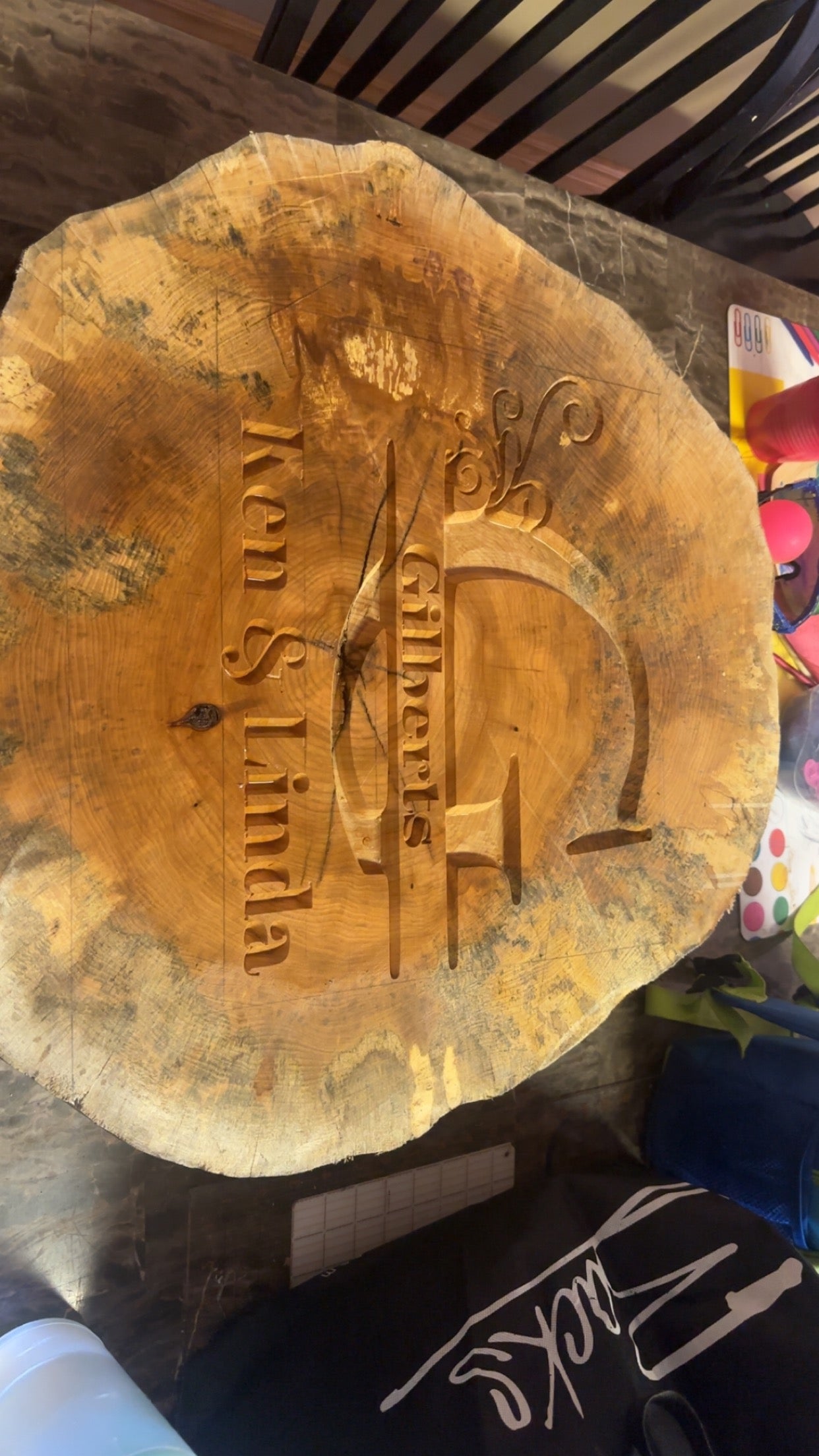 Special Live Edge Signs CNC