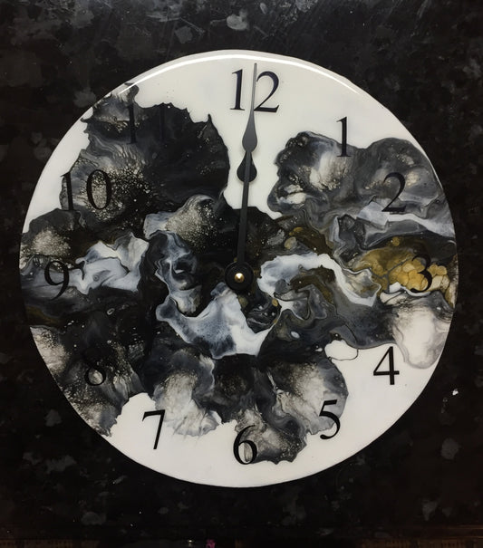 Abstract 11” Clock