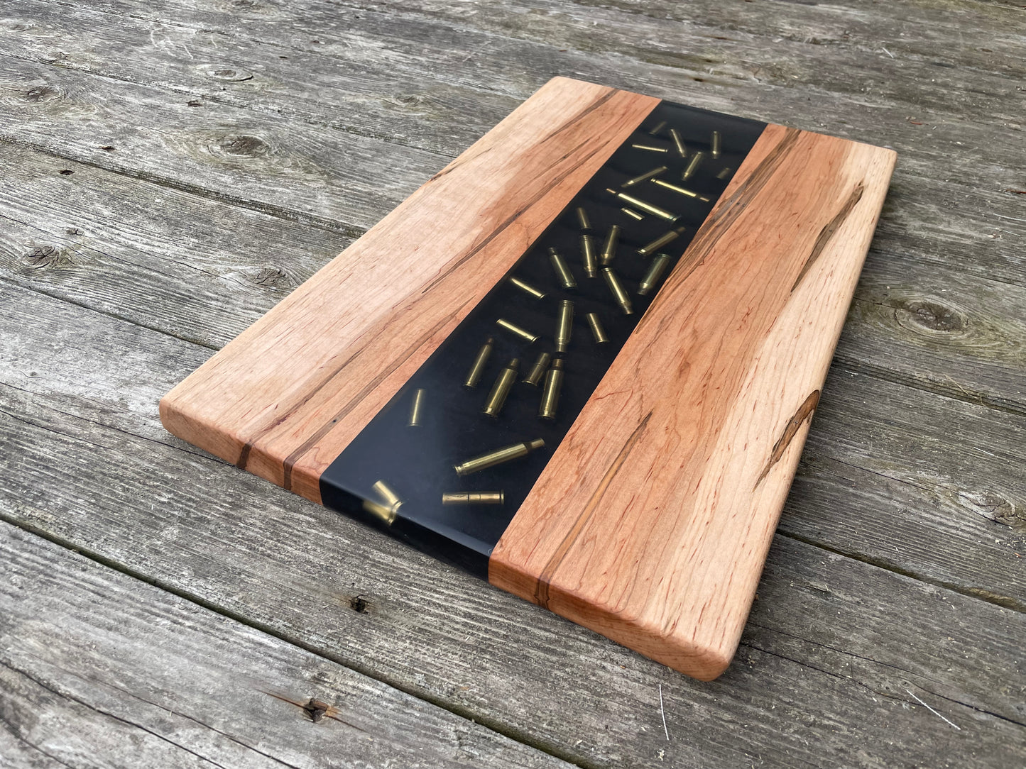 Shell Casting Maple Charcuterie Board