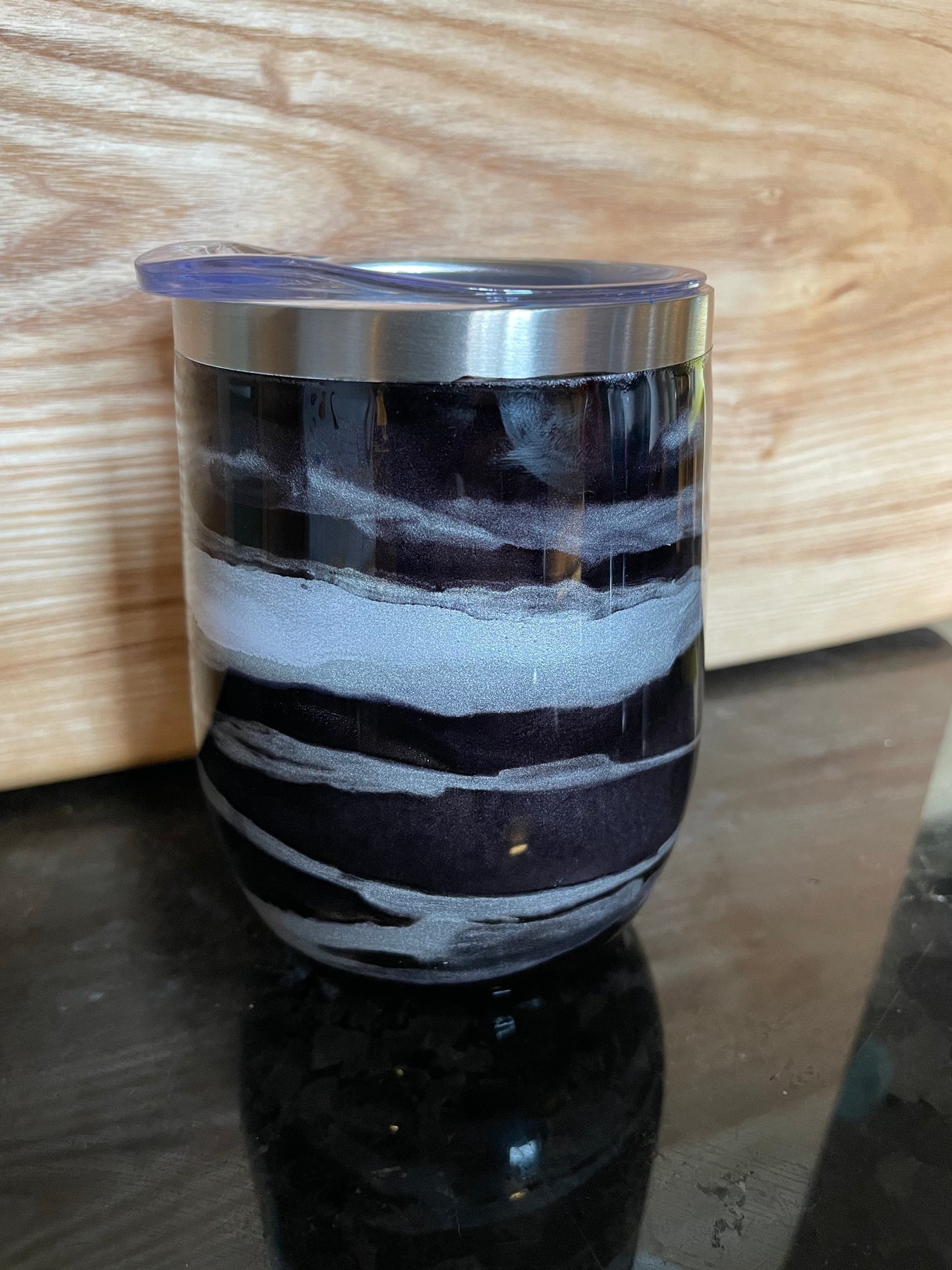 12oz Alcohol Ink Tumbler