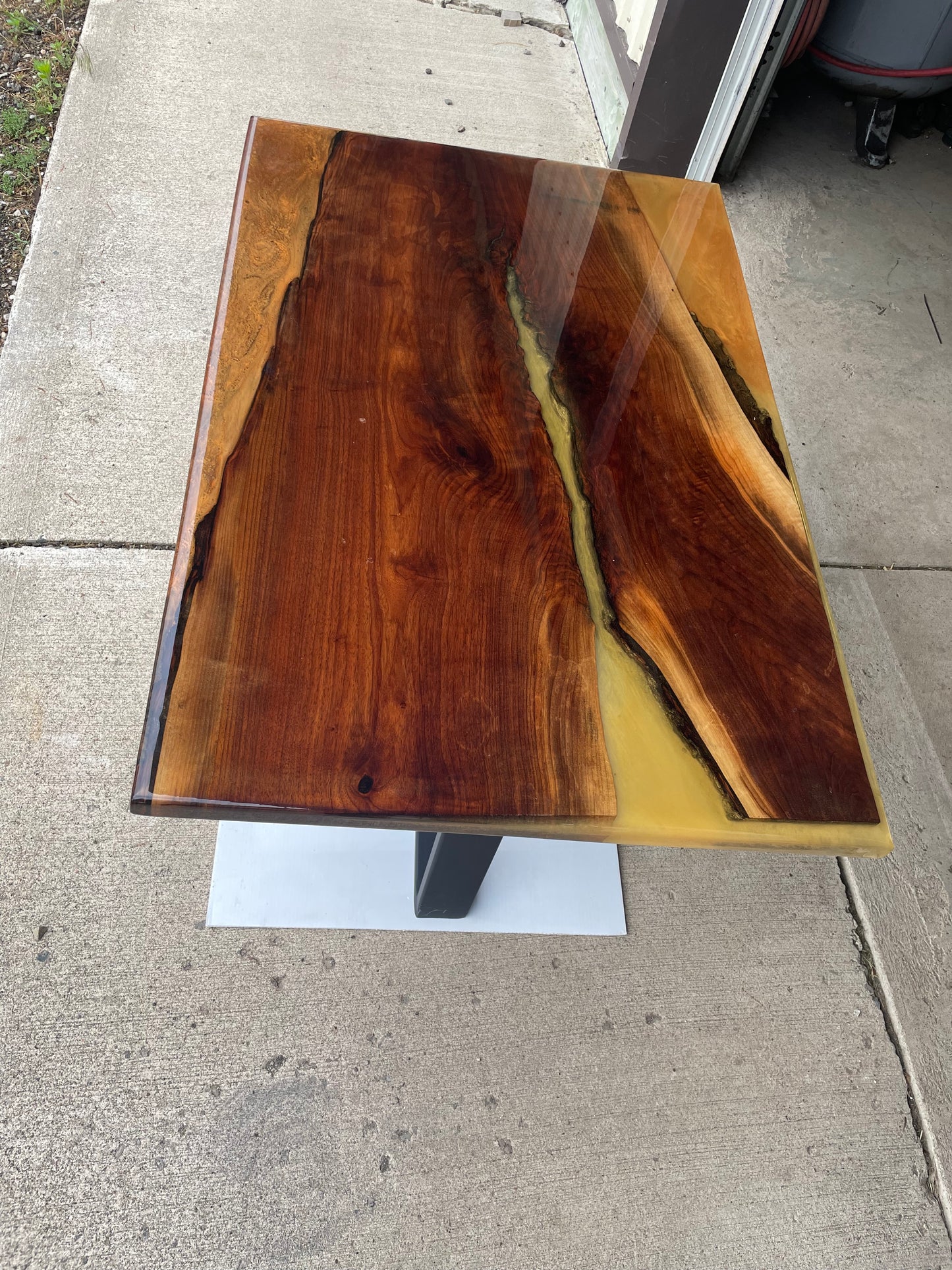 Walnut & Epoxy Coffee Table