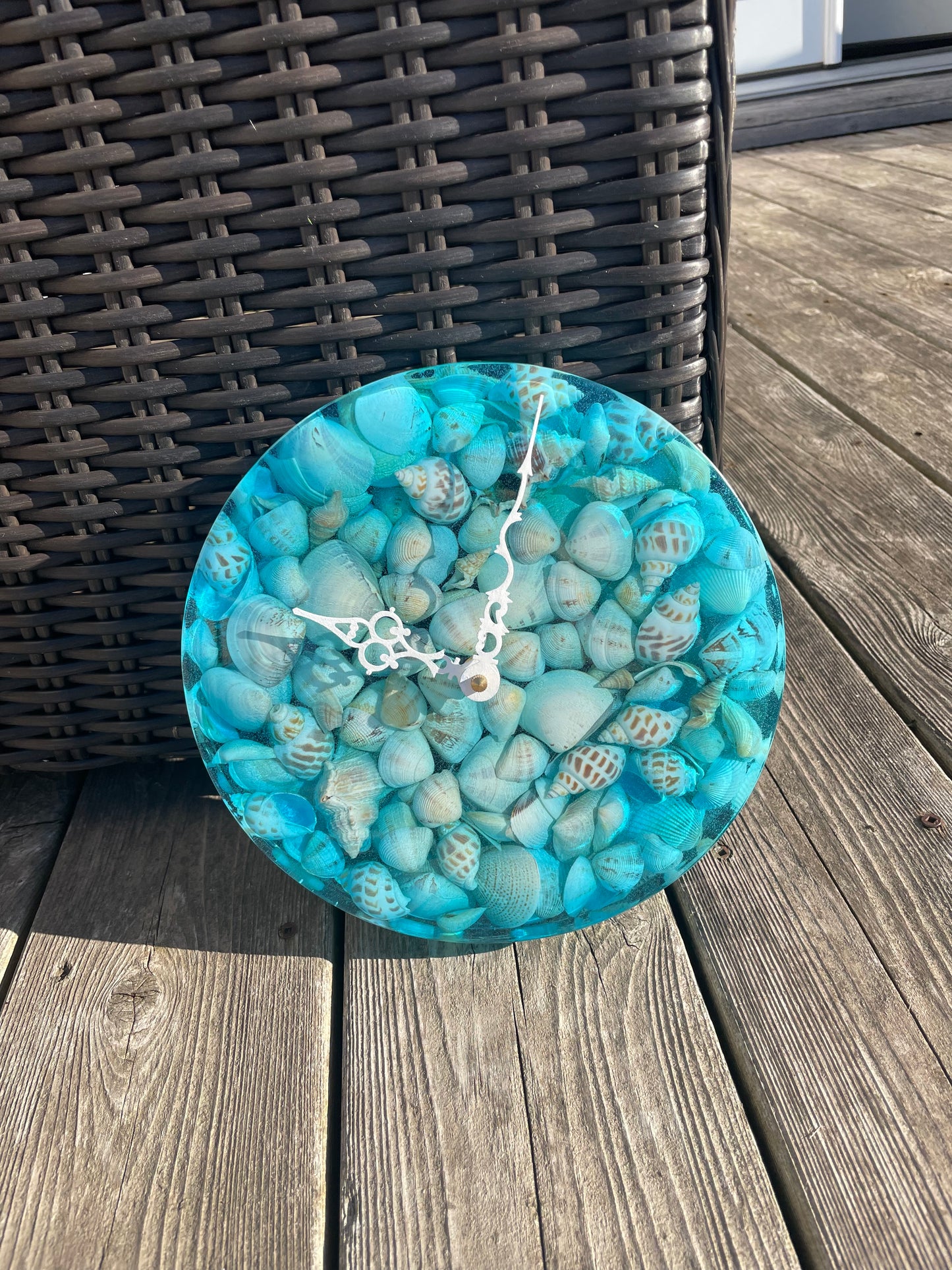 SeaShell Epoxy Clock