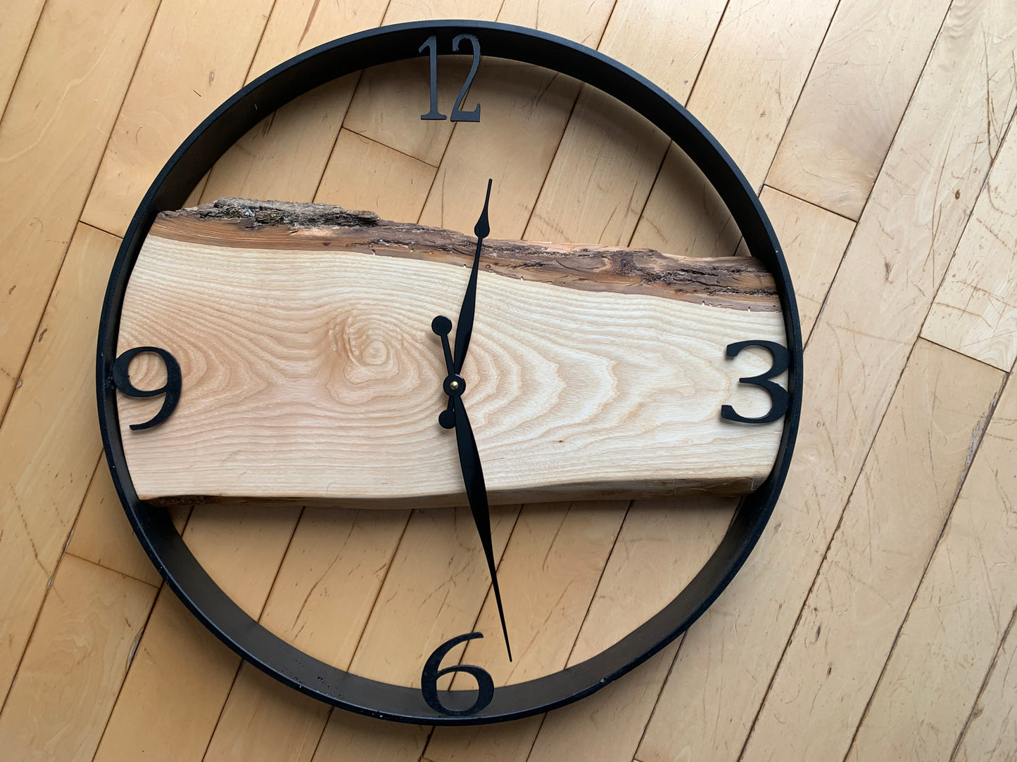 20” White Oak Clock