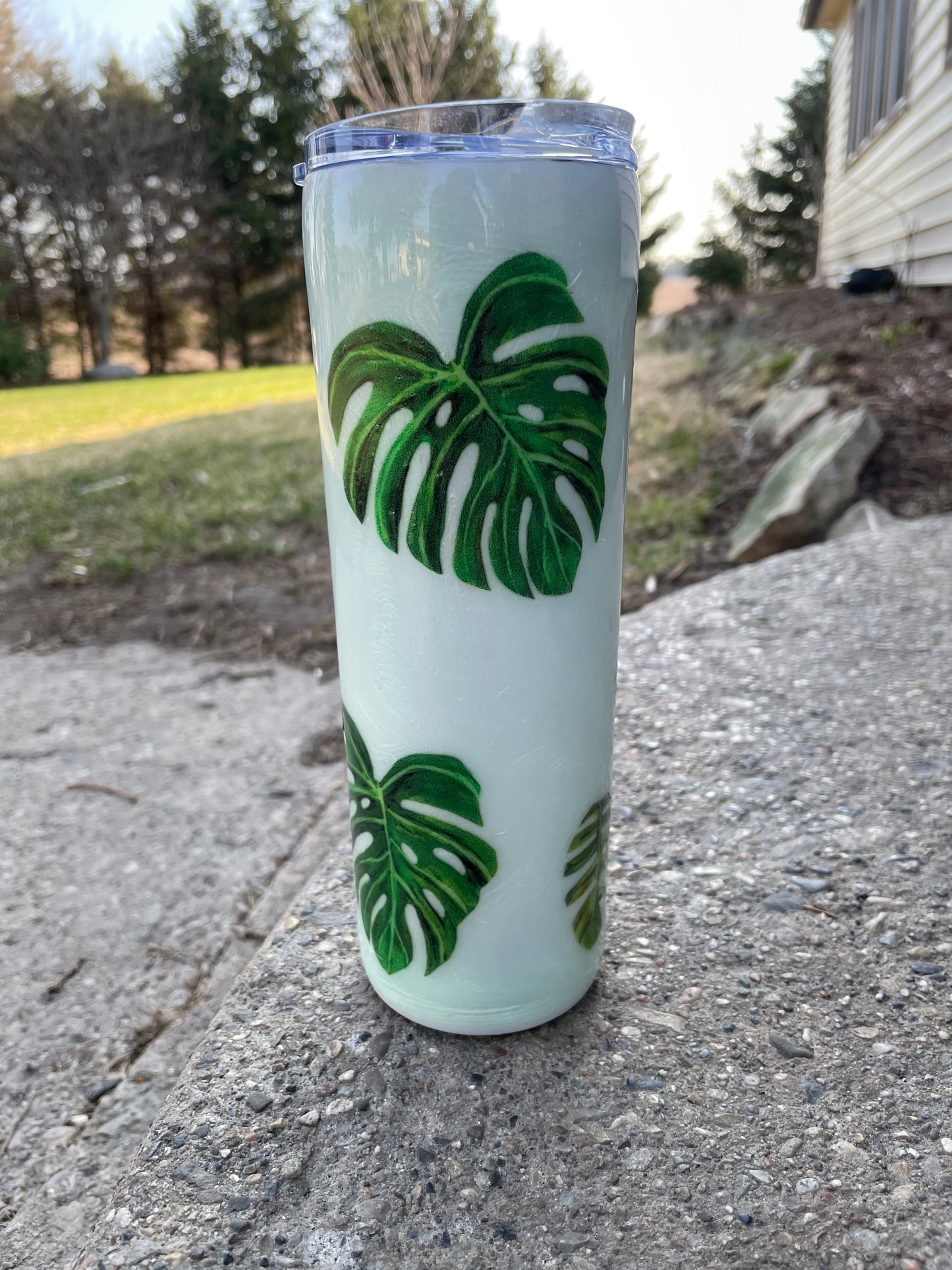 Monstera Leaf 20oz Tumbler