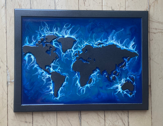 Small World Map CNC