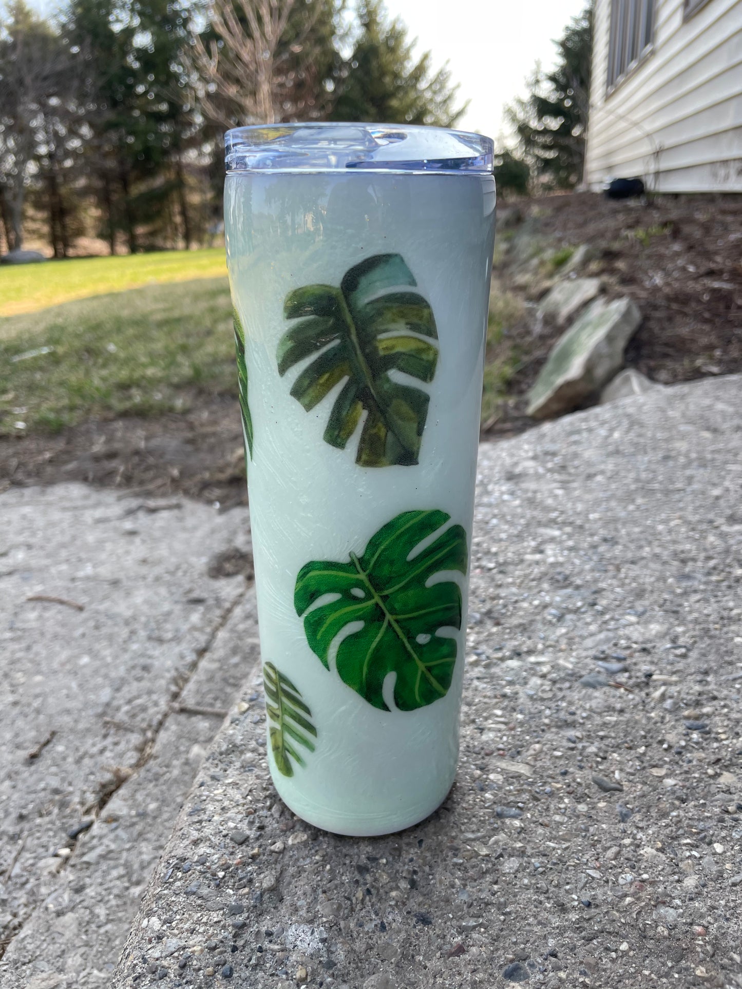 Monstera Leaf 20oz Tumbler