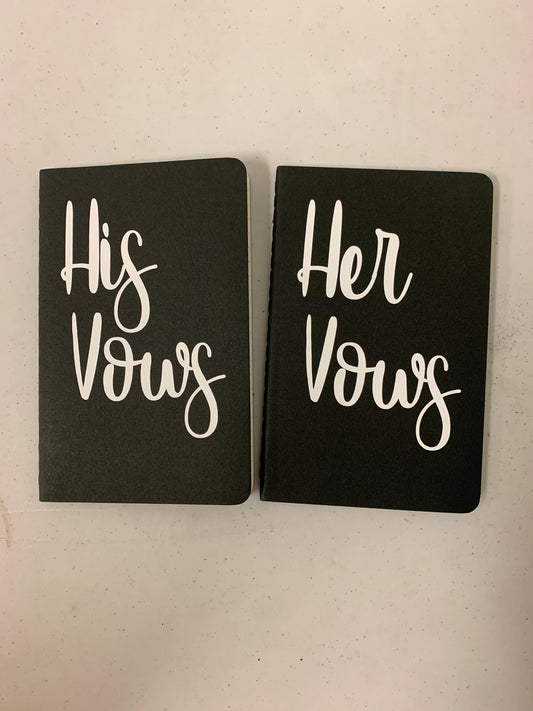 Wedding Vow Booklets