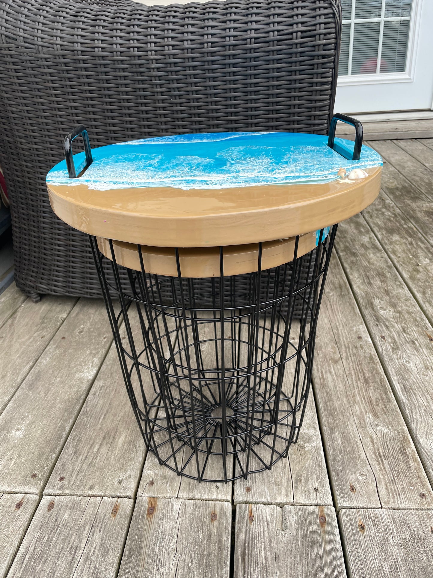 Beach Basket Side Tables