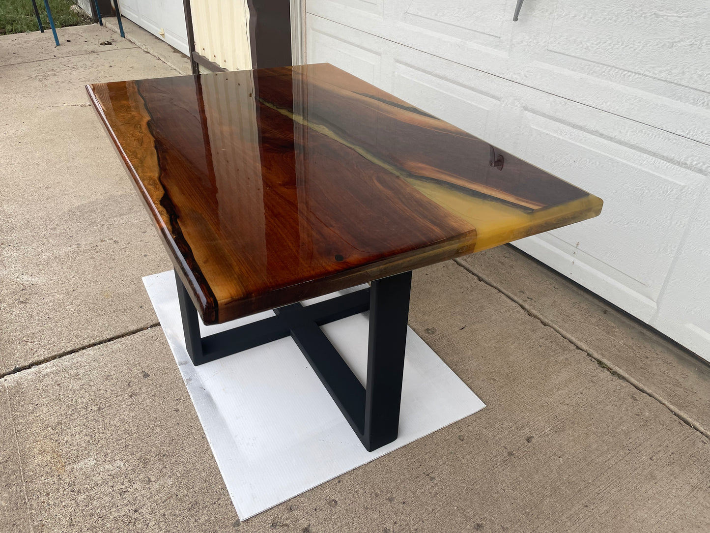 Walnut & Epoxy Coffee Table