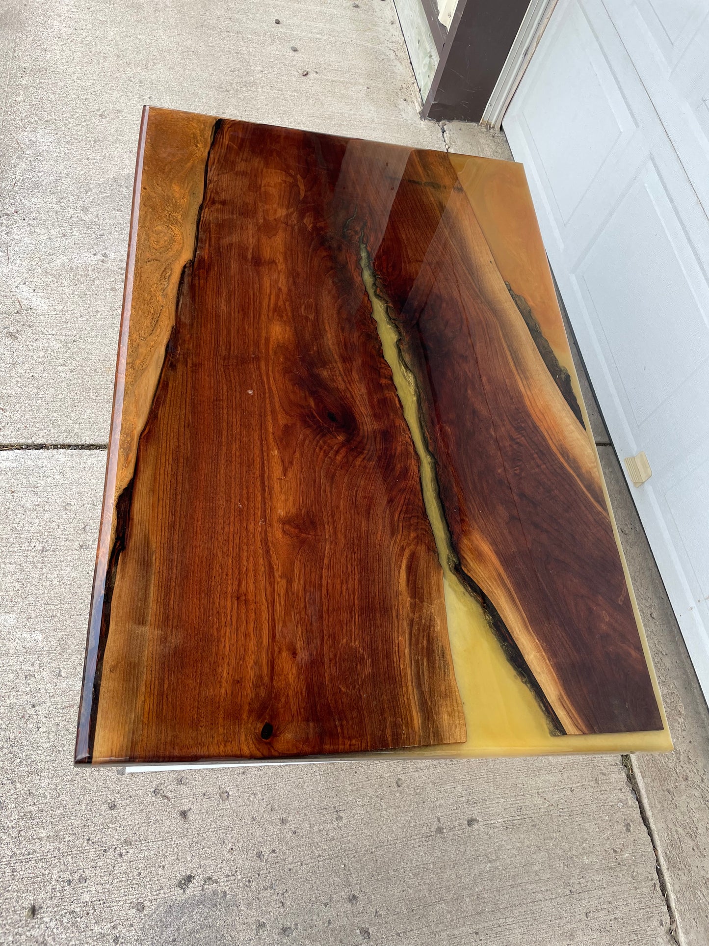 Walnut & Epoxy Coffee Table