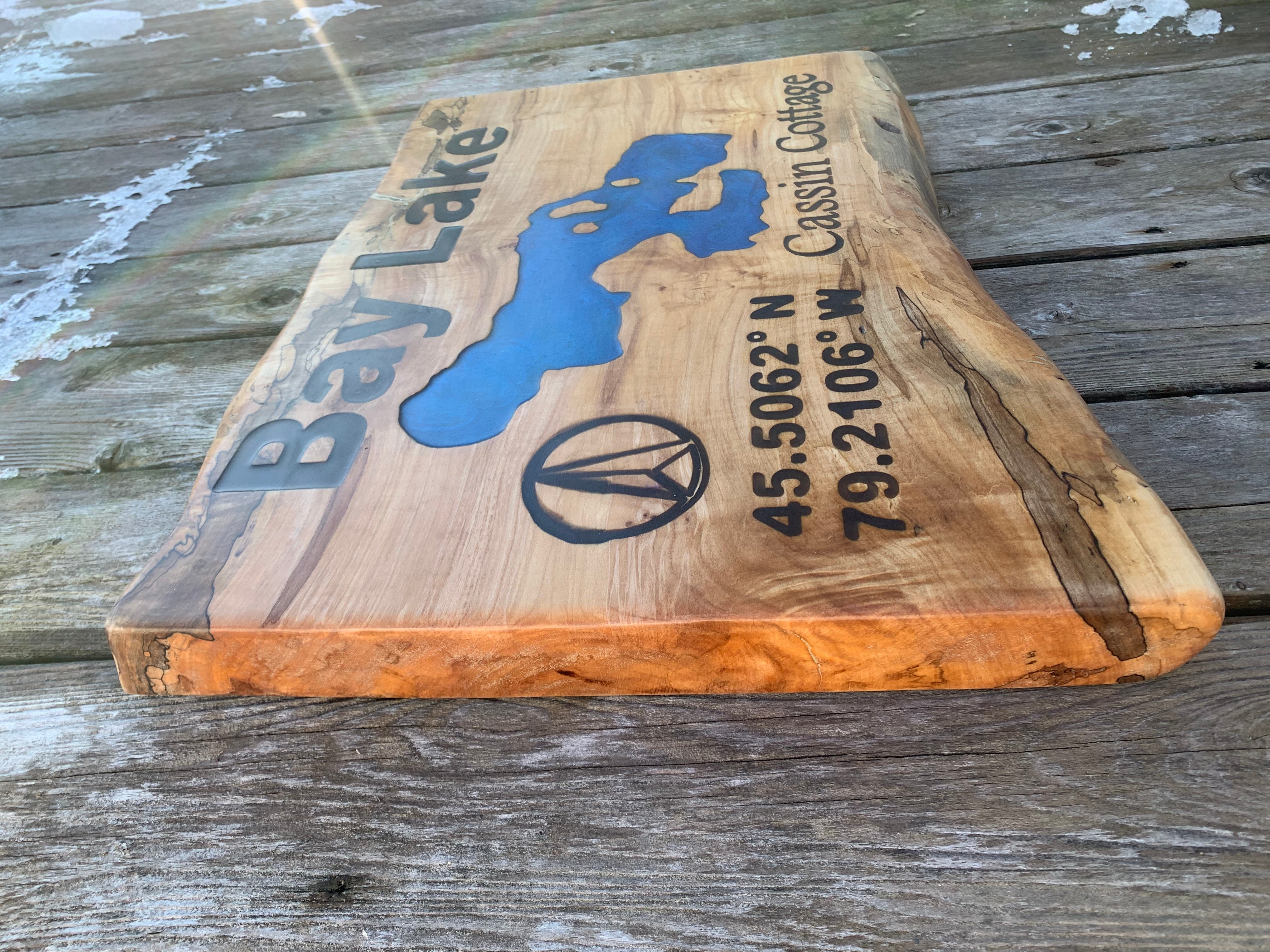 Offers CNC Wood Lake Map